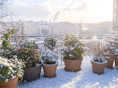 Frostresistente Pflanzen für den Balkon: So bleibt dein Balkon im Winter schön