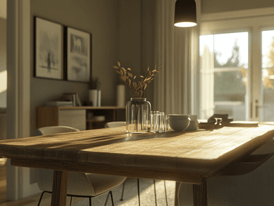 Esszimmer im zeitgemäßen Landhausstil: Die ideale Kombination aus rustikalen und modernen Elementen